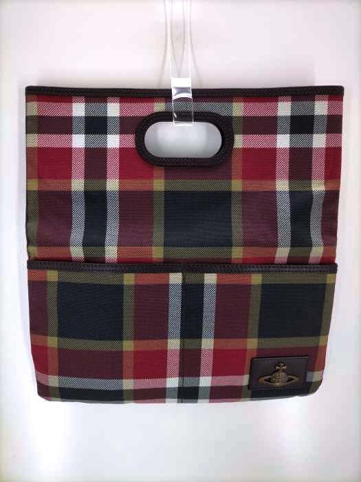 ヴィヴィアンウエストウッド Vivienne Westwood タータンチェック 2wayクラッチバッグ レディース 表記無