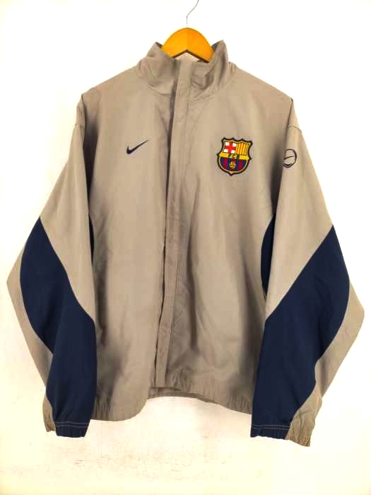 ナイキ NIKE 00S FCBワッペン Football Training Jacket ジップアップジャケット メンズ JPN：M