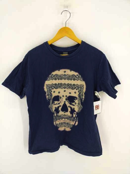 N NUMBER  ペイスリースカル ドクロミュージシャン クルーネックTシャツ メンズ JPN：4