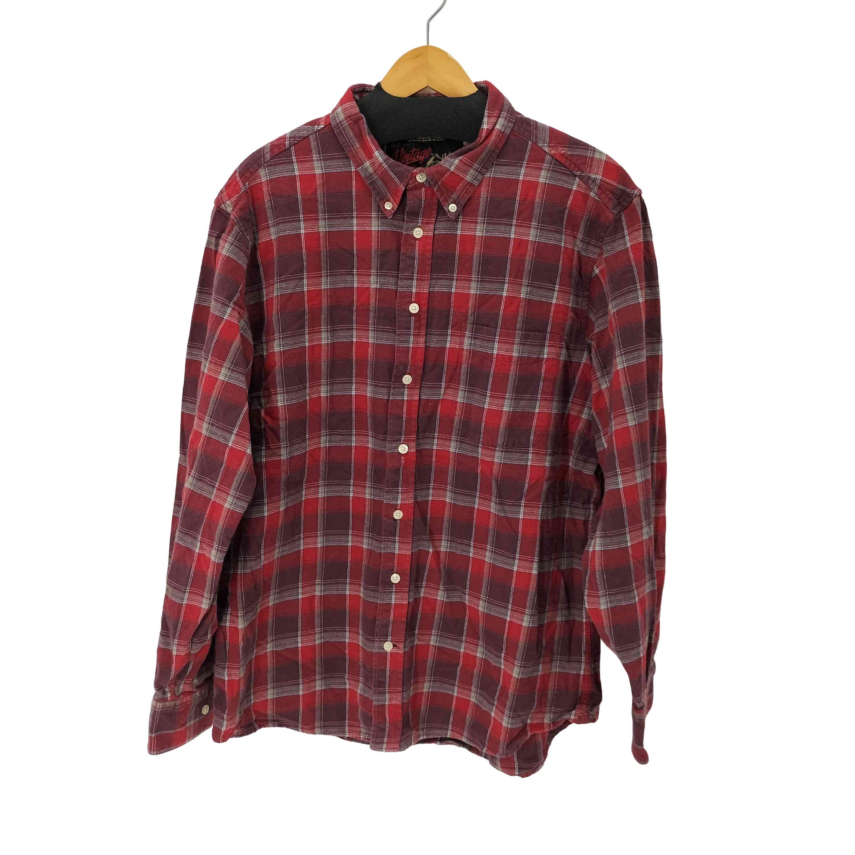 OLD NAVY(オールドネイビー) チェック BDシャツ メンズ import：XL 【中古】【ブランド古着バズストア】