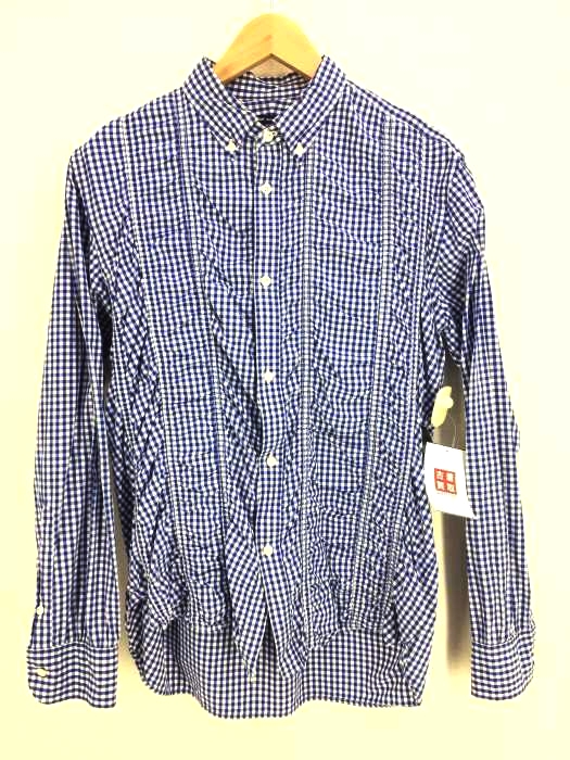 COMME des GARCONS HOMME(コムデギャルソンオム) ギンガムチェックシャーリングボタンシャツ メンズ  L