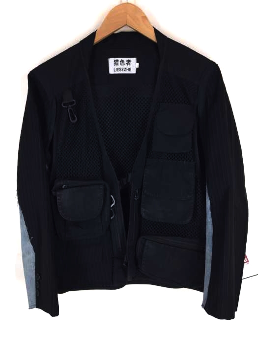 USED古着(ユーズドフルギ) フィッシングベストリメイクジャケット メンズ アウター その他アウター