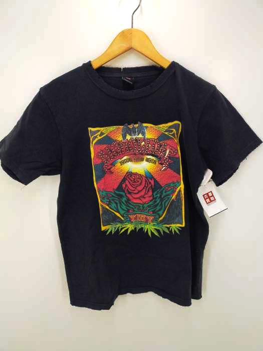 TMT(ティーエムティー) ダメージ加工スタッズデザインプリントTシャツ メンズ トップス Tシャツ・カットソー