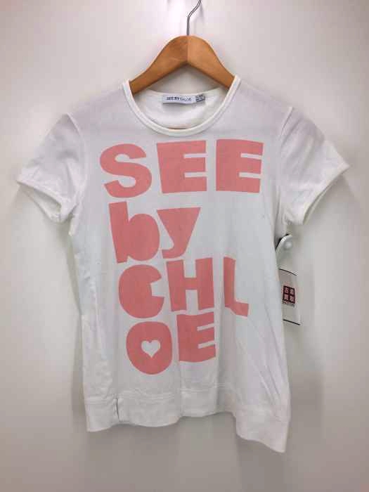 SEE BY CHLOE(シーバイクロエ) SINV プリントクルーネックTシャツ レディース DE：36