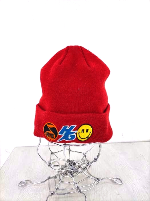 HYSTERIC GLAMOUR(ヒステリックグラマー) 21AW HG SMILEパッチ ワッチキャップ メンズ FREE