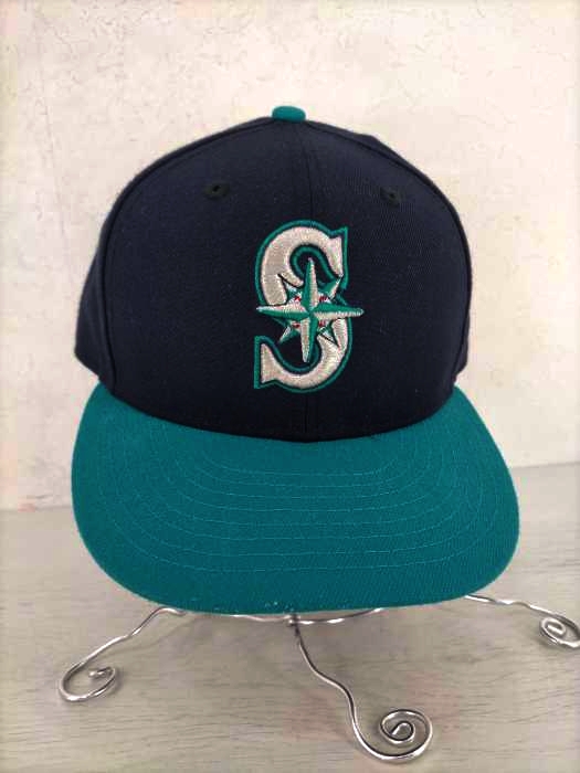 NEW ERA(ニューエラ) 59FIFTY マリナーズロゴ刺繍 キャップ メンズ 7 1/2