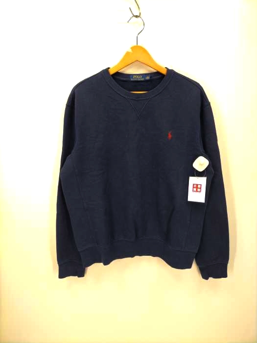 ポロラルフローレン POLO RALPH LAUREN スモールポニー刺繍 クルーネックトレーナー メンズ JPN：M