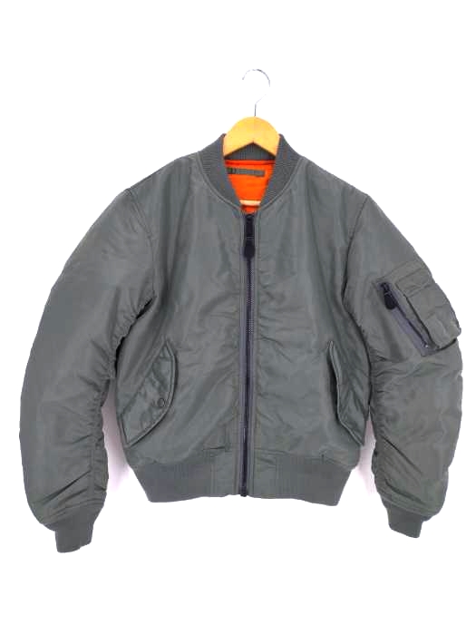AVIREX(アヴィレックス) MA-1 COMMERCIAL LOGO フライトジャケット メンズ import:M