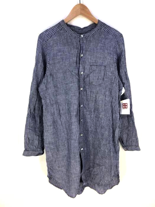 nest Robe(ネストローブ) リネンバンドカラーストライプワンピース レディース 表記無