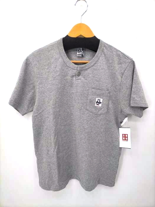 CHUMS(チャムス) 別注1ボタンヘンリーポケットTシャツ メンズ JPN：M