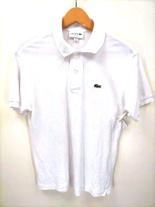 LACOSTE(ラコステ) 日本製 CLASSIC FIT ワンポイント刺繍 ポロシャツ メンズ  US S
