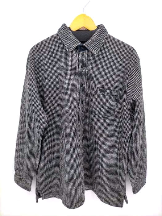 Polo by RALPH LAUREN(ポロバイラルフローレン) 千鳥格子柄フリースシャツプルオーバー メンズ import：L