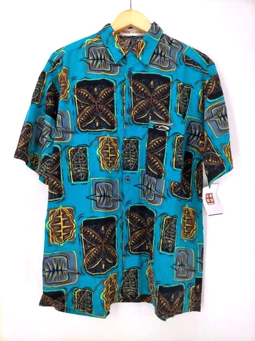 Quiksilver(クイックシルバー) レーヨン混 総柄 アロハシャツ メンズ import:M