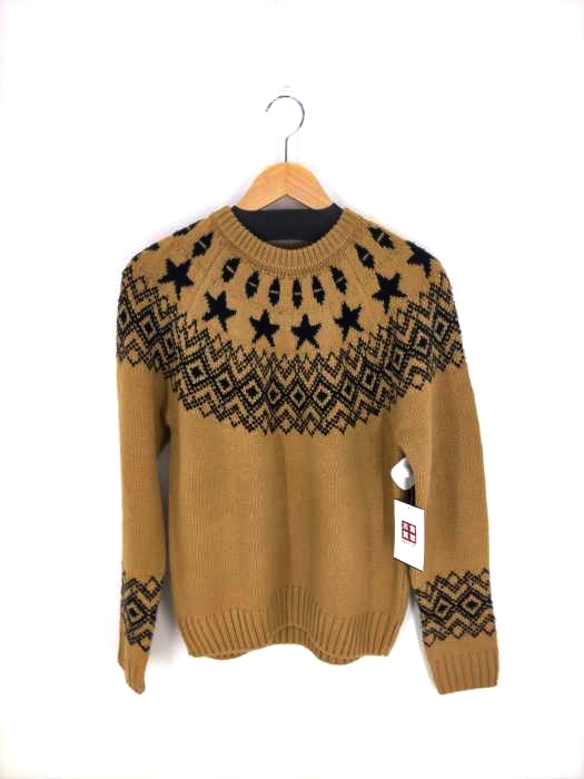 AZUL by moussy(アズールバイマウジー) FAIR ISLE STAR KNIT メンズ  M