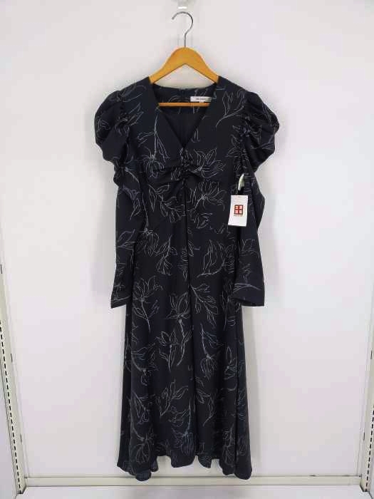 moussy(マウジー) PUFF SHOULDER FLORAL DRESS レディース  1