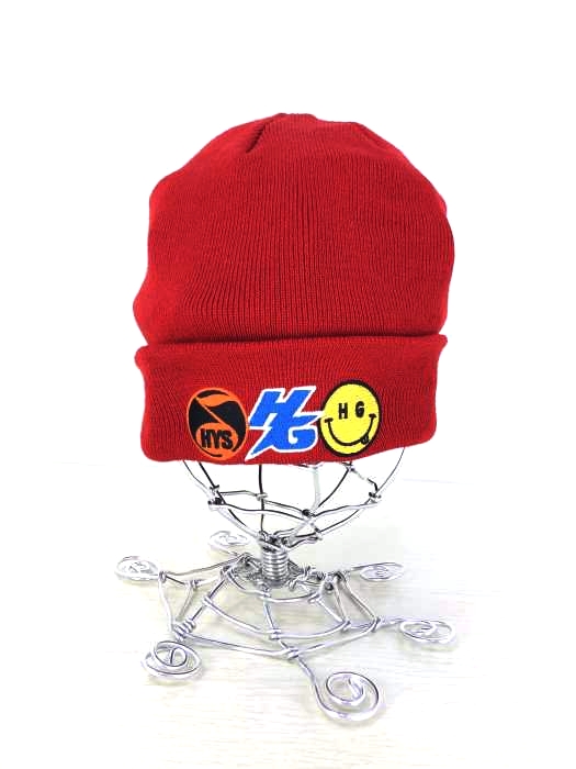 HYSTERIC GLAMOUR(ヒステリックグラマー) 21AW HG SMILEパッチ ワッチキャッフ メンズ FREE