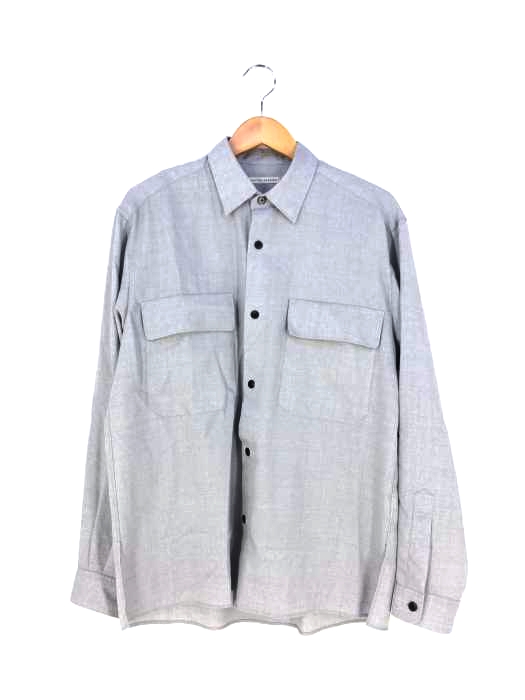 UNITED ARROWS(ユナイテッドアローズ) ウールビエラ ソリッド レギュラーカラーシャツ メンズ JPN：M