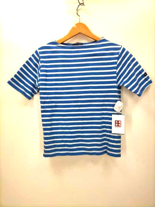 SAINT JAMES(セントジェームス) フランス製 ボートネック 半袖バスクシャツ レディース JPN：36