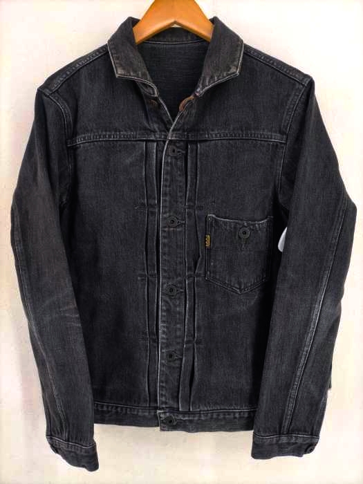 オールドジョーアンドコー OLD JOE&CO. RIVETED BLOUSE 1st型 ブラックデニムジャケット メンズ 表記無