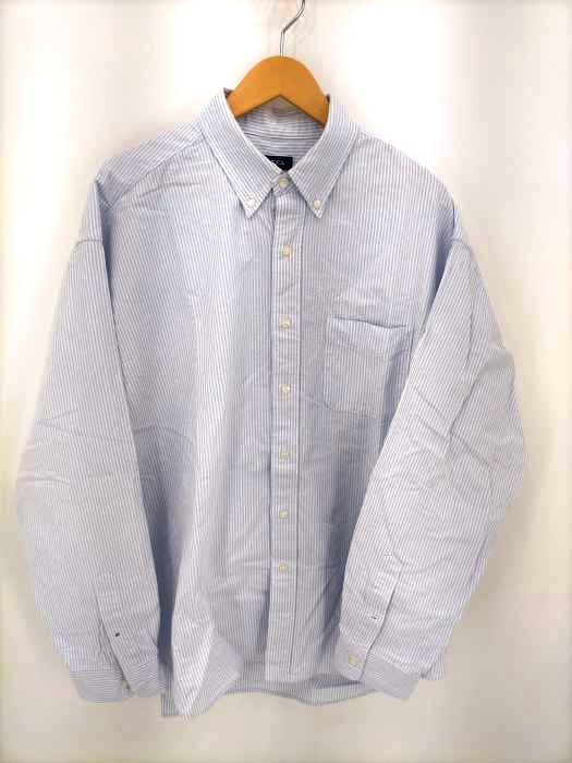 ノーティカ NAUTICA 21SS TOO BIG SHIRT BDストライプシャツ メンズ  XXL