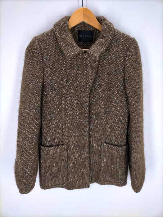 イザベルマラン ISABEL MARANT ツイード比翼ハーフステンカラーコート レディース  1