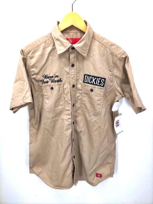 ディッキーズ Dickies ワッペン ワークシャツ メンズ JPN：L