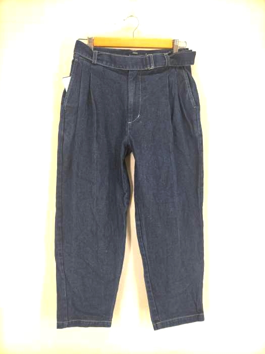 チャオパニック Ciaopanic ベルテッドタックデニムパンツ メンズ JPN：M