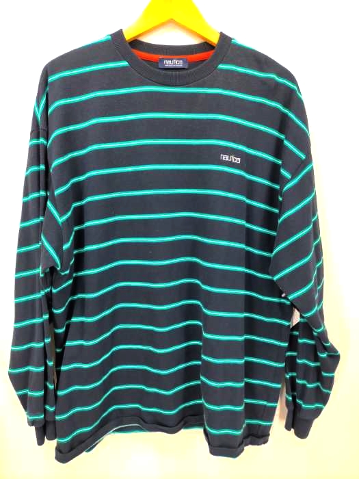 ノーティカ NAUTICA Multi Border L/S Tee メンズ JPN：M