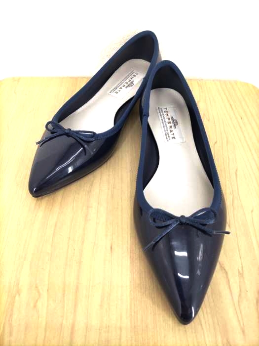 テンパレイト TEMPERATE レインパンプス レディース JPN：38