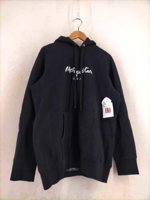 メトロポリタンユーエスエー Metropolitan USA フロントロゴ刺繍プルオーバーパーカー メンズ JPN：L