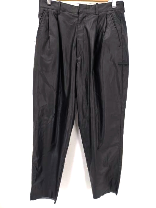 エヌハリウッド N.HOOLYWOOD 21AW テーパードレザーパンツ メンズ  38