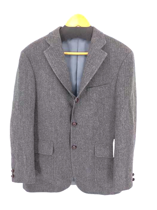 ジェイプレス J.PRESS 3B くるみボタン ウールツイードテーラードジャケット CASHMERE TOUCH TWEED メンズ  AB6