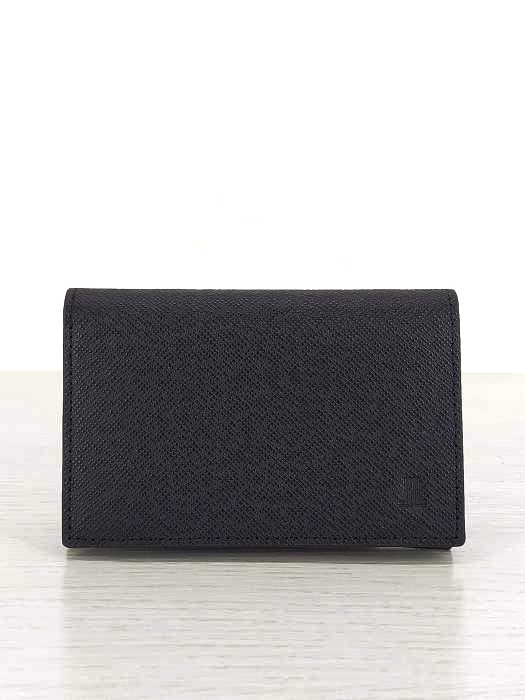 ランバンコレクション LANVIN COLLECTION ロゴ入り レザー名刺入れ メンズ 表記無