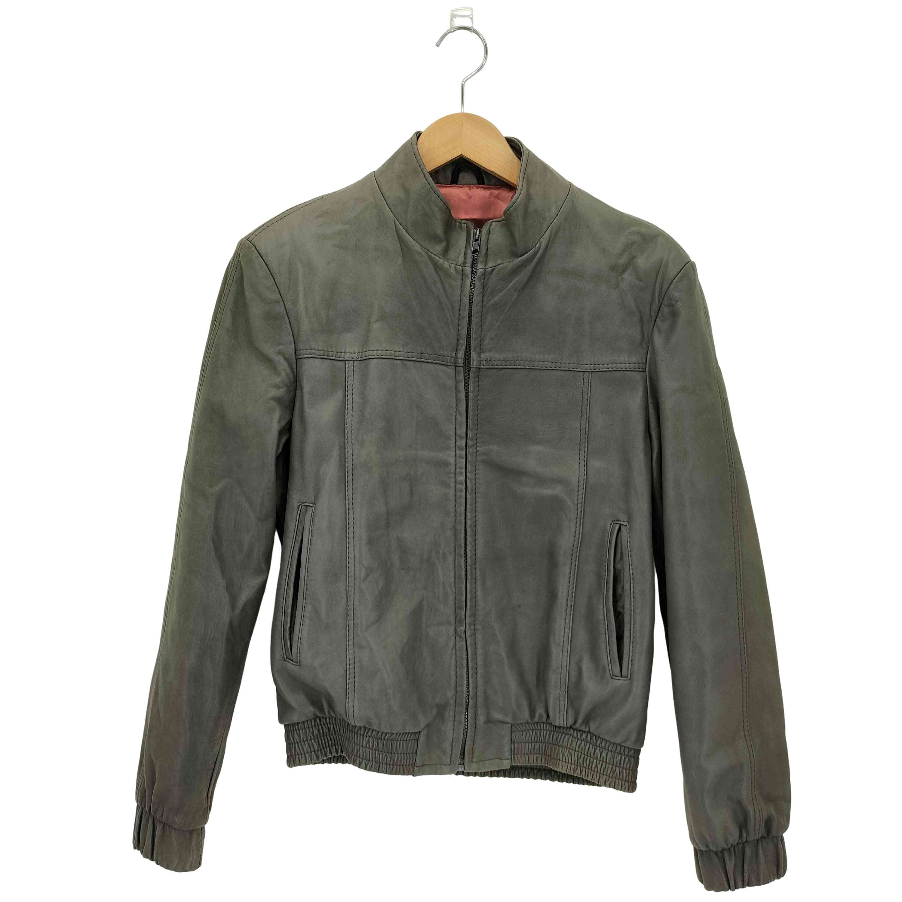 pierre cardin(ピエールカルダン) CUIR LEATHER レザージップアップブルゾン メンズ 38【中古】【ブランド古着バズストア】