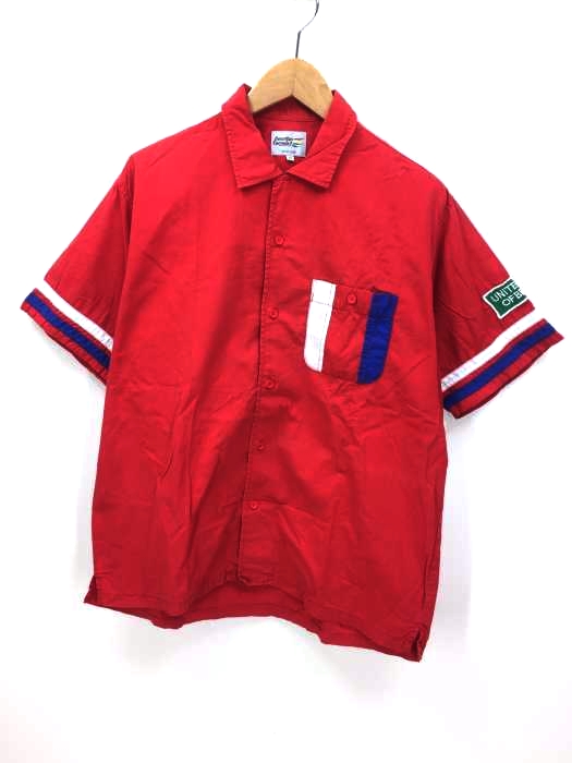 ベネトン フォーミュラワン benetton formula1 半袖 ワークシャツ メンズ EUR：46