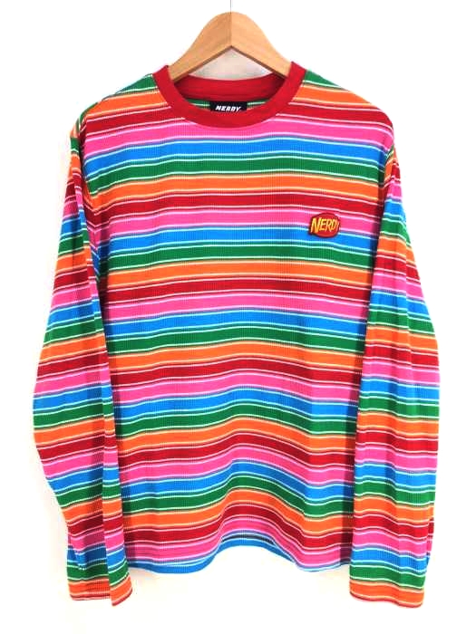 NORDY(ノルディ) STRIPE T-SHIRT マルチボーダーロンT レディース  S