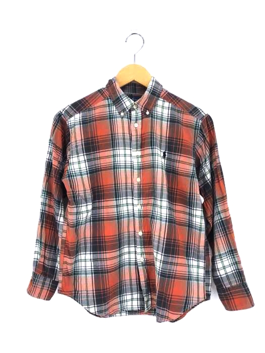 RALPH LAUREN(ラルフローレン) コットン ボタンダウン チェックシャツ レディース  150
