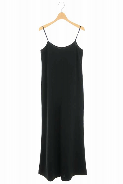 theory(セオリー) 19SS キャミサロペット オールインワン ワイド 0 黒 ブラック /AO ■OS レディース  0（日本サイズS相当）
