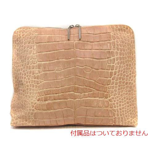 3.1 phillip lim(スリーワンフィリップリム) クラッチバッグ クロコ型押し レザー ベージュ AS14-0332MCE /YO20 ■SH レディース レディース 表記無