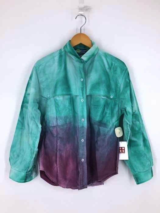 USED古着(ユーズドフルギ) Criket by the creek グアテマラ製 タイダイ染め デザインシャツ メンズ JPN：M