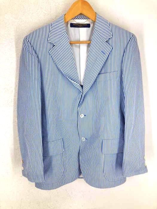 346 BROOKS BROTHERS(ブルックスブラザーズ) 80S シアサッカー3Bストライプテーラードジャケット メンズ  AM4
