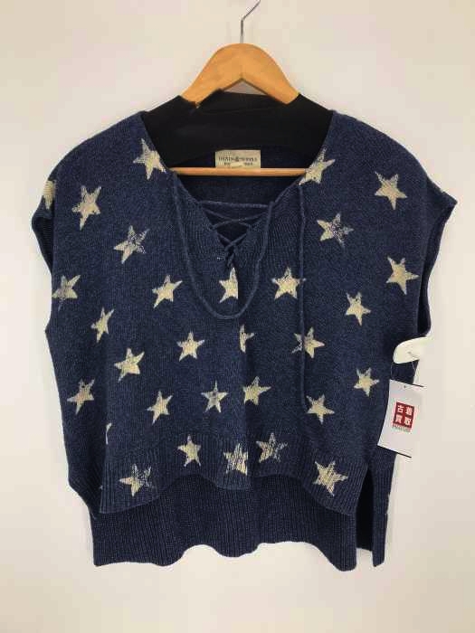 DENIM & SUPPLY RALPH LAUREN(デニムアンドサプライ ラルフローレン) 星柄 レースアップ ニット カットソー レディース import：XS