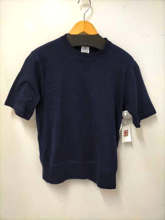 LOOPWHEELER(ループウィラー) LOWERCASE VガゼットスウェットワイドTシャツ メンズ JPN:S
