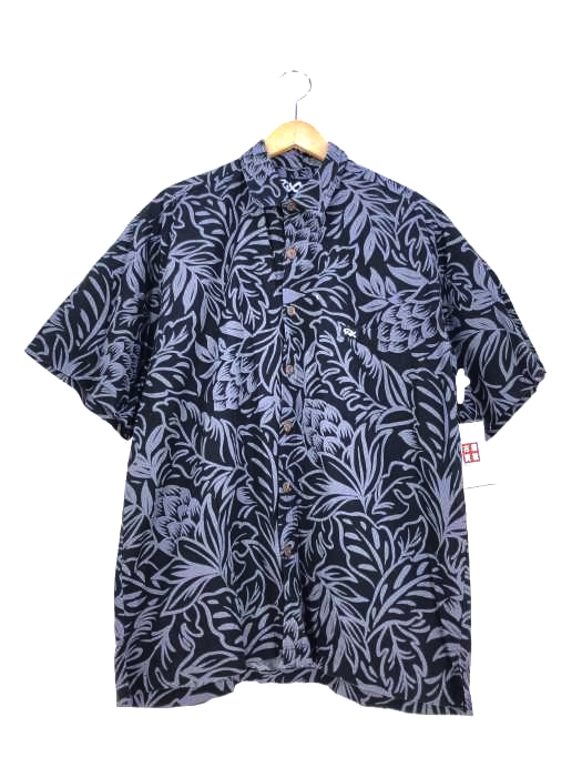 USED古着(ユーズドフルギ) RIX ハワイ製ボタニカルパターンS/S メンズ  L