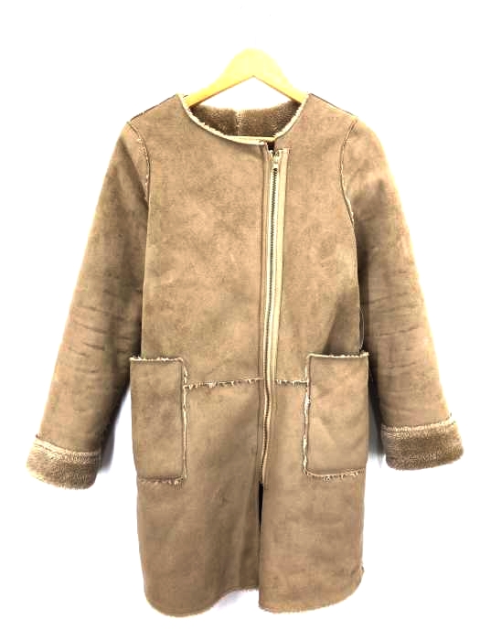 BMING LIFE STORE BEAMS(ビーミング ライフストア ビームス) 16AW リバーシブル フェイクムートンノーカラーコート レディース JPN：S