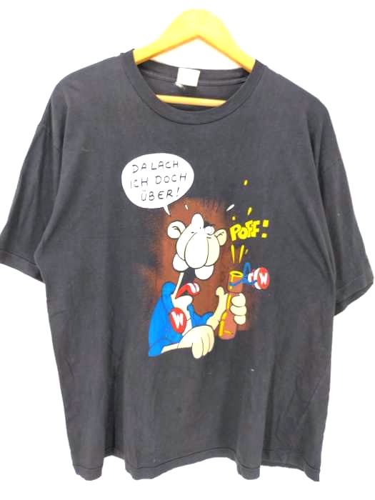 USED古着(ユーズドフルギ) AMERICAN STYLEボディ キャラクタープロント シングルステッチ Tシャツ メンズ import：XL