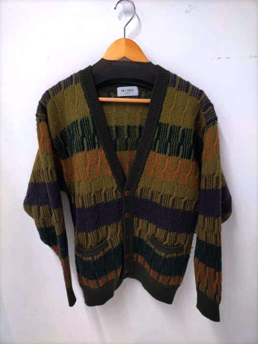 USED古着(ユーズドフルギ) {{ONLY HOUSE HOMME }} 総柄ウールカーディガン メンズ 表記無