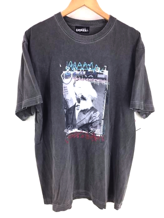 genzai(ゲンザイ) プリントクルーネックTシャツ メンズ  L
