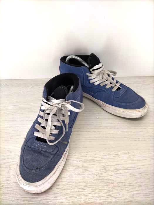 バンズ VANS HALF CAB ハーフキャブ スウェード 水色 メンズ JPN：28