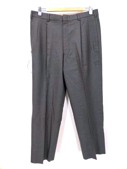 BROOKS BROTHERS(ブルックスブラザーズ) 千鳥格子柄 2タックワイドスラックスパンツ メンズ 34inch